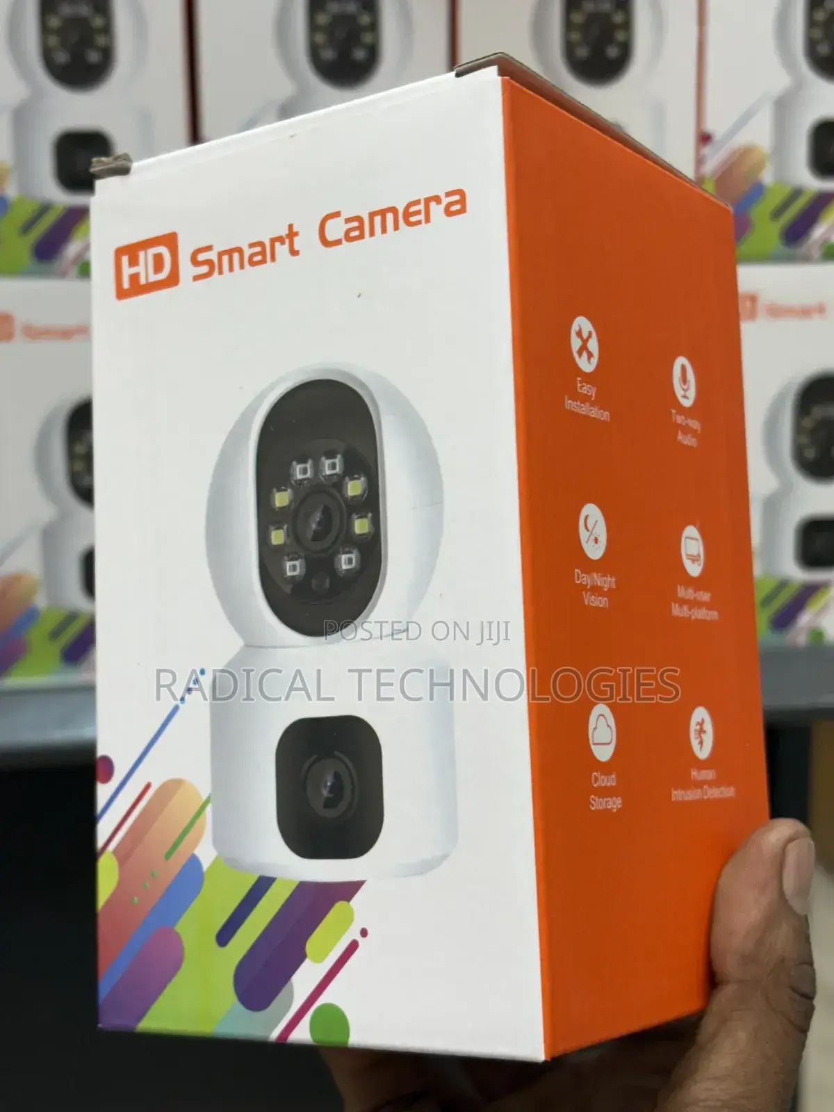 Dual Lens 360° Hd Smart Full Hd Security Camera