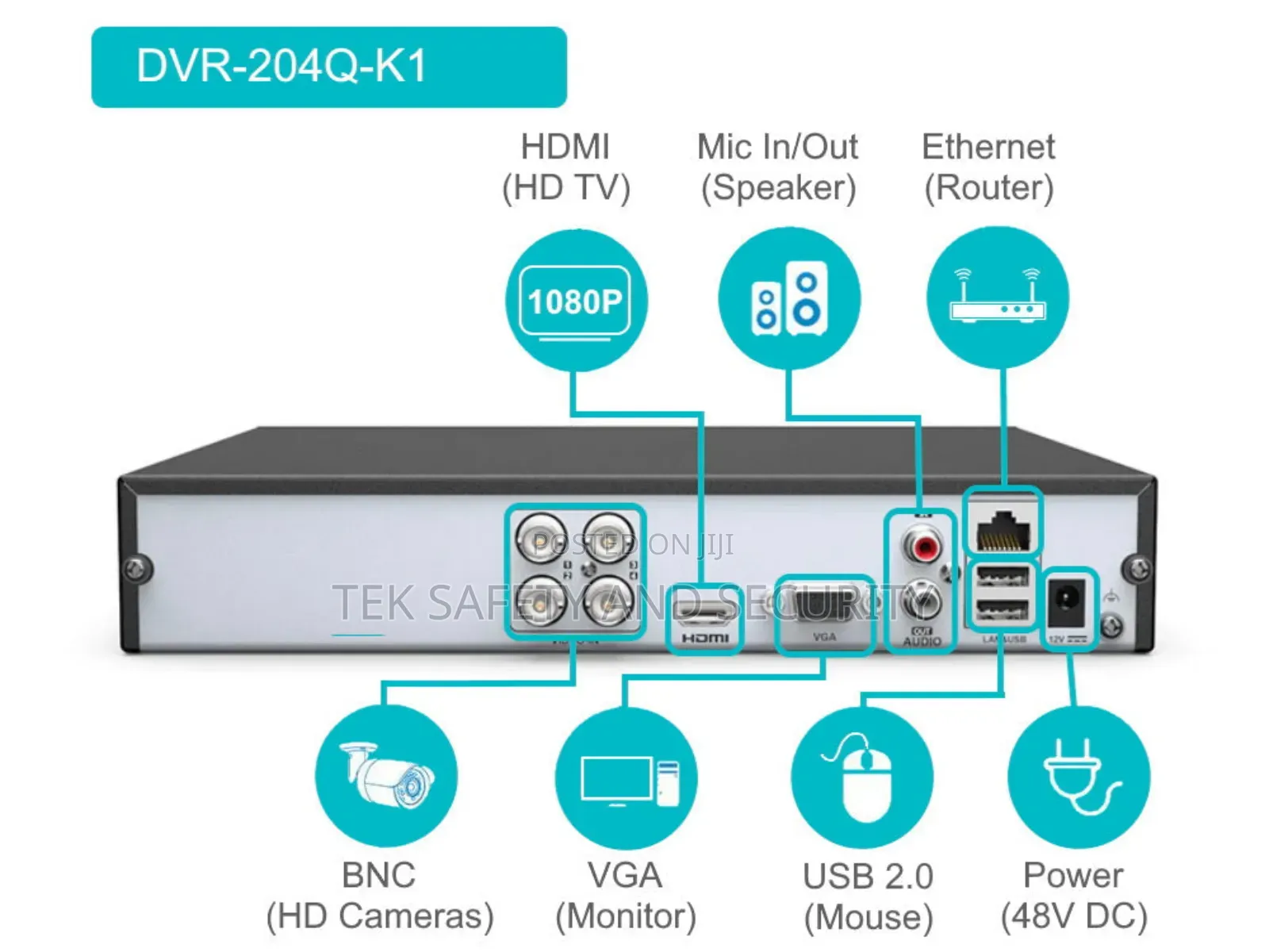 DVR 4ch Hikvision Hilook
