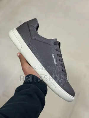 Calvin Klein Charcoal Low-Tops: Smart Casual Shoes