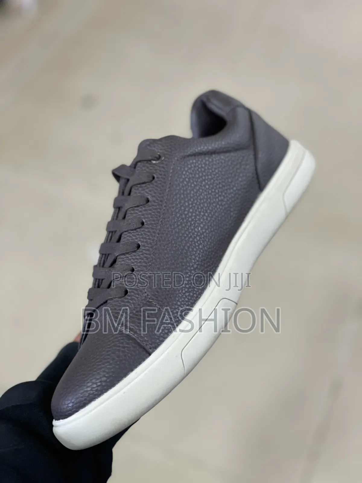 Calvin Klein Charcoal Low-Tops: Smart Casual Shoes