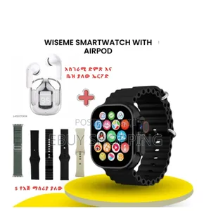 Wiseme 2-in-1 Smartwatch: Built-in Speaker for Calls Media