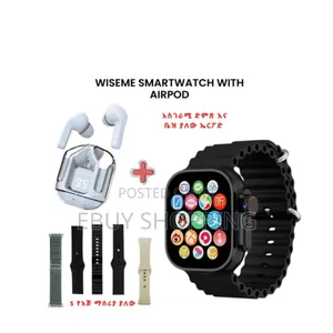 Wiseme 2-in-1 Smartwatch: Built-in Speaker for Calls Media