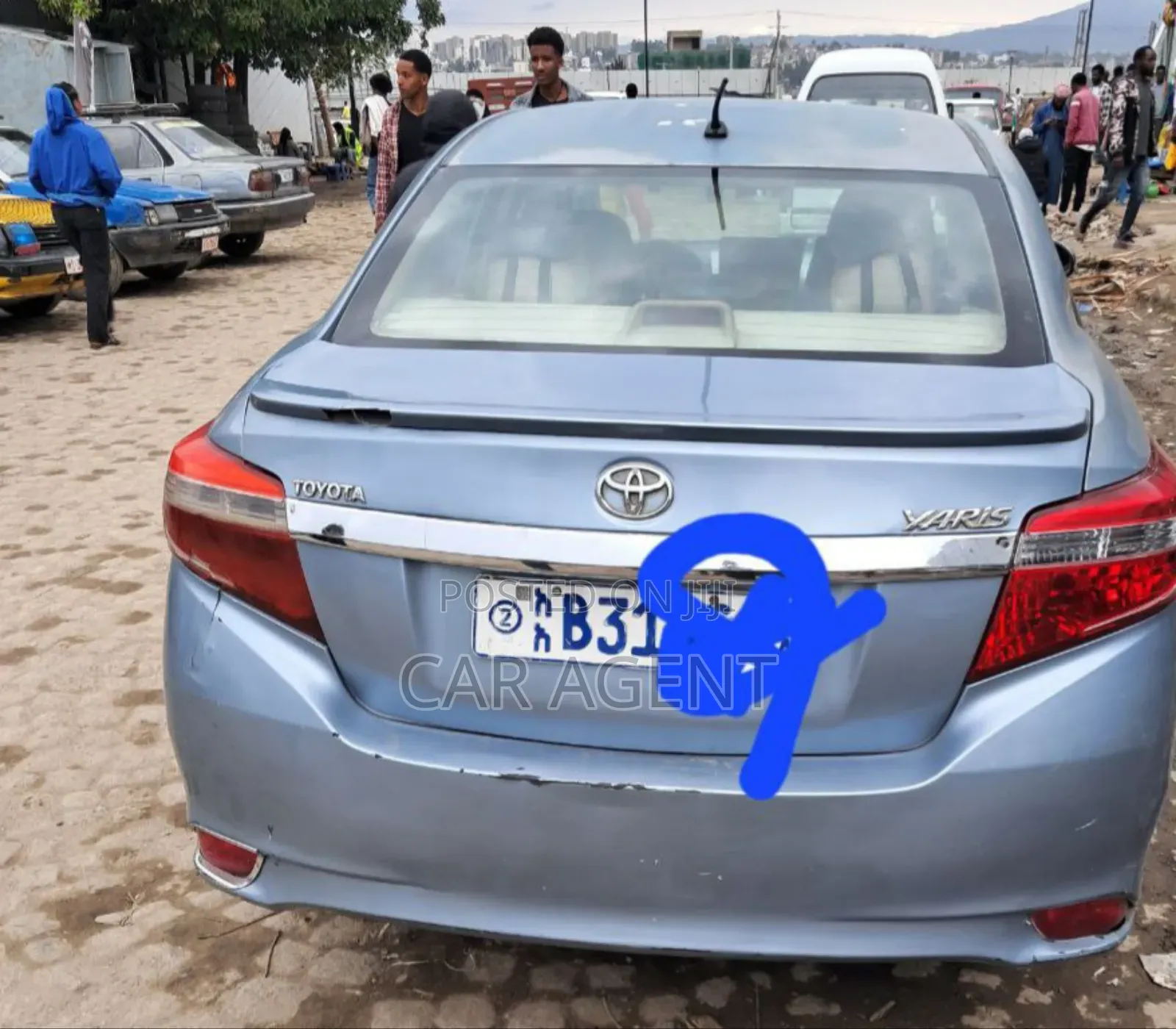 Toyota Yaris 2014 Blue