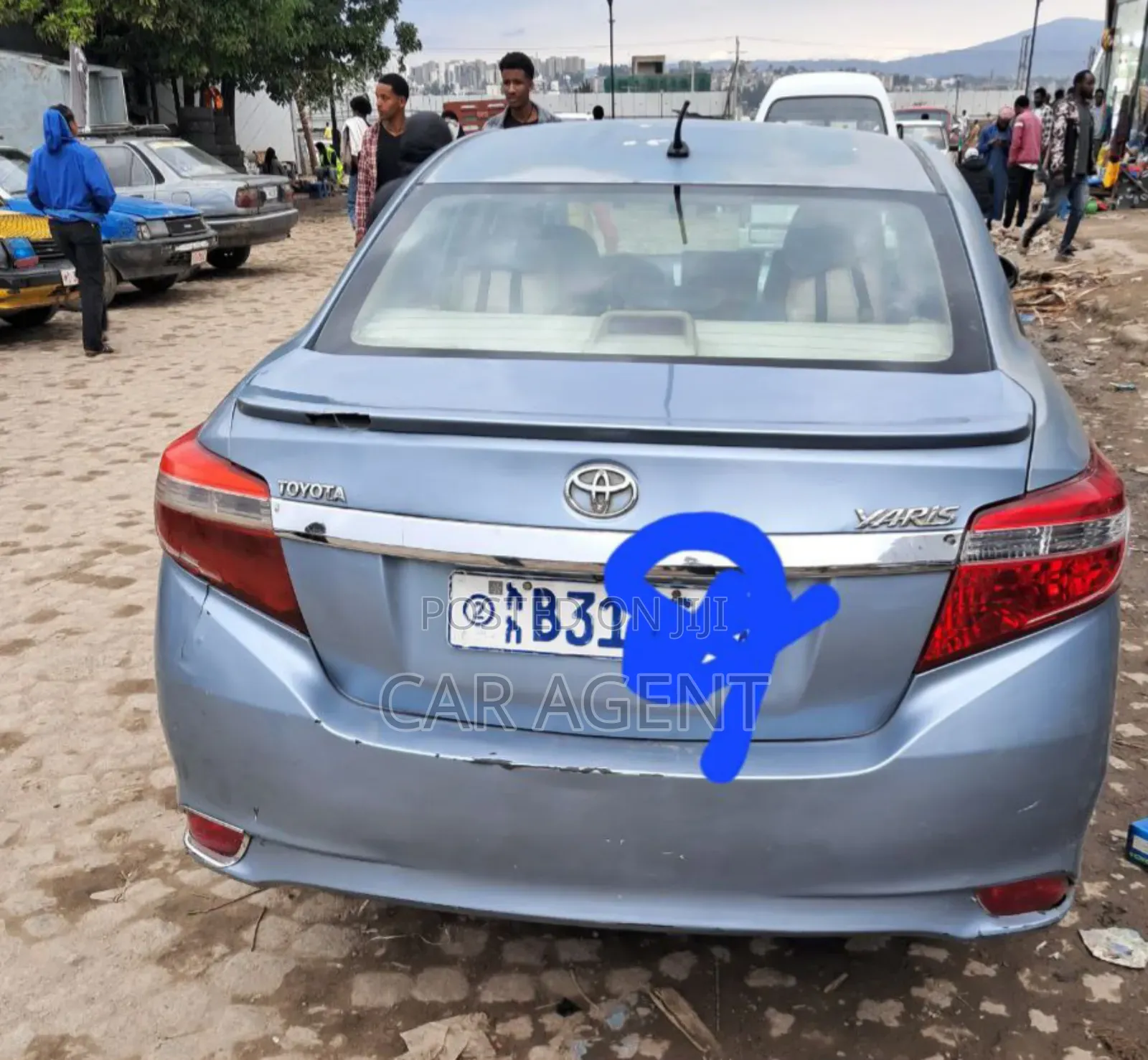 Toyota Yaris 2014 Blue