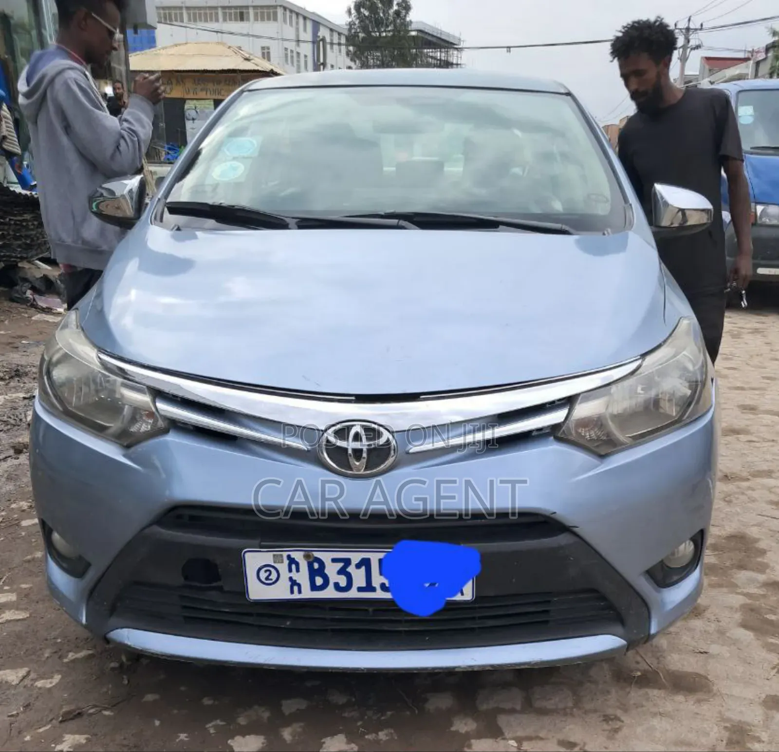 Toyota Yaris 2014 Blue