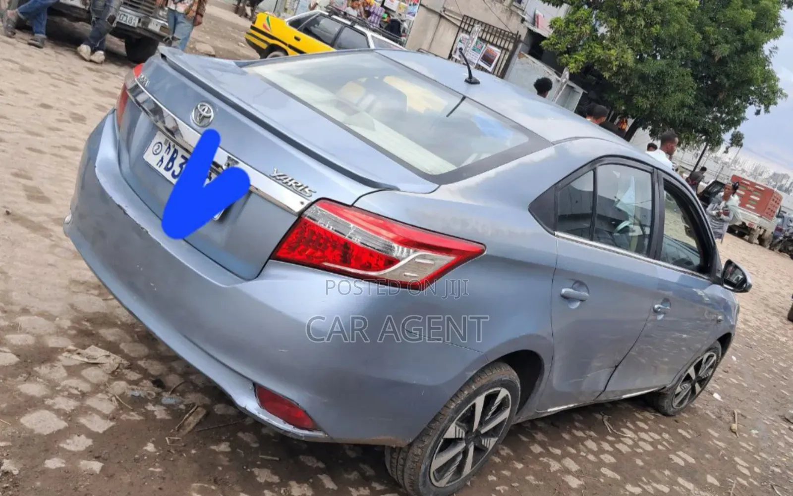 Toyota Yaris 2014 Blue