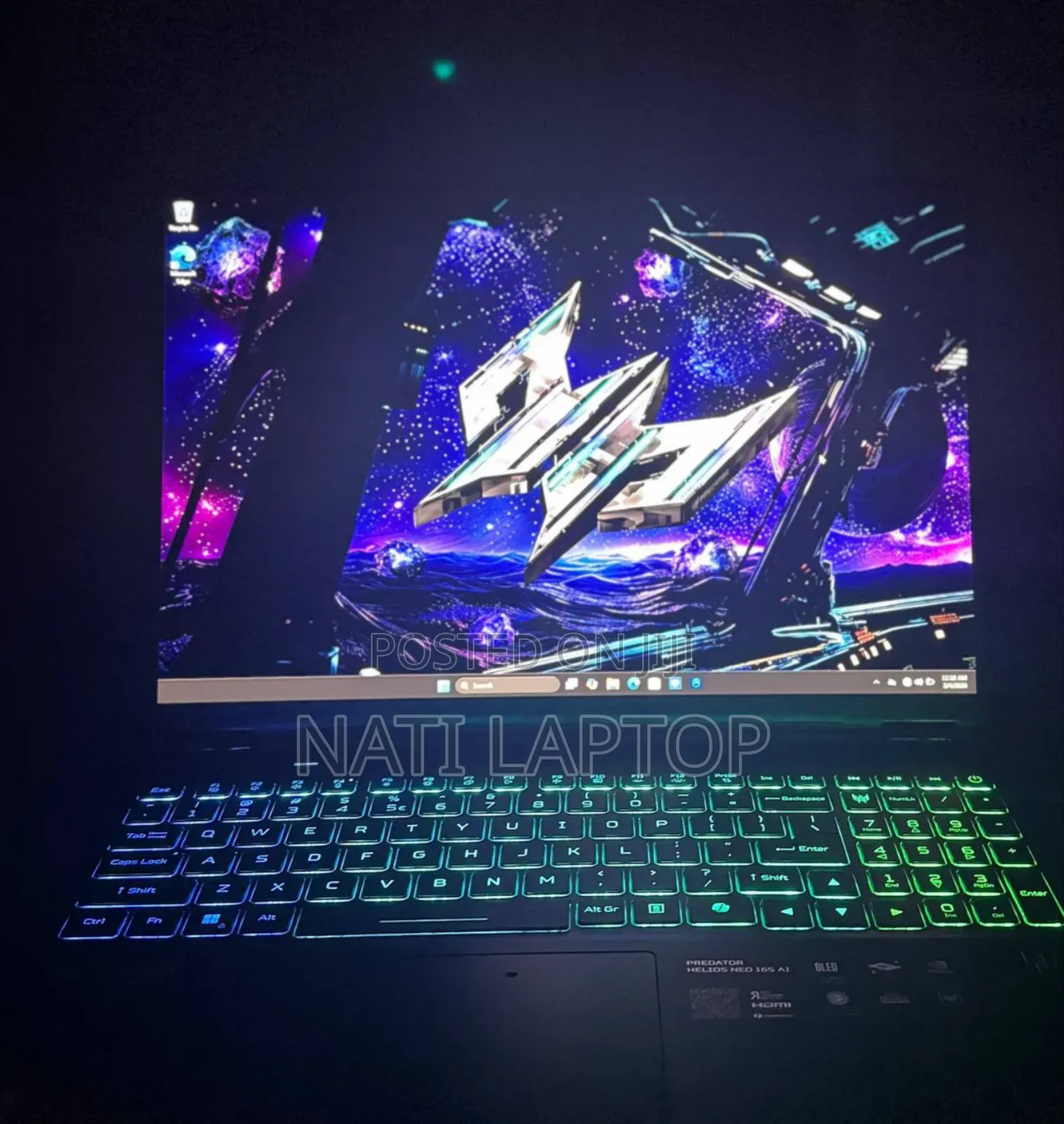 New Laptop Acer Predator Helios Neo 16 32GB Intel Core Ultra 9 SSD 1T