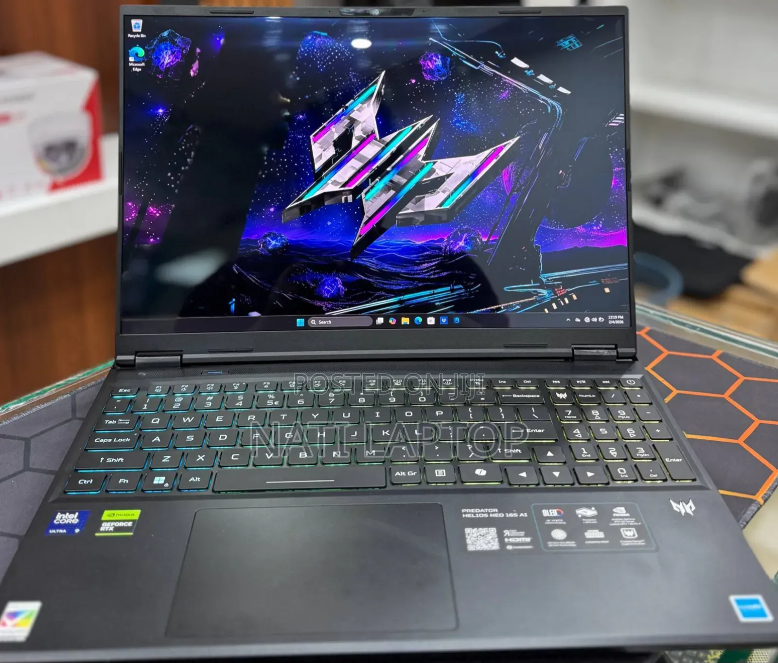 New Laptop Acer Predator Helios Neo 16 32GB Intel Core Ultra 9 SSD 1T