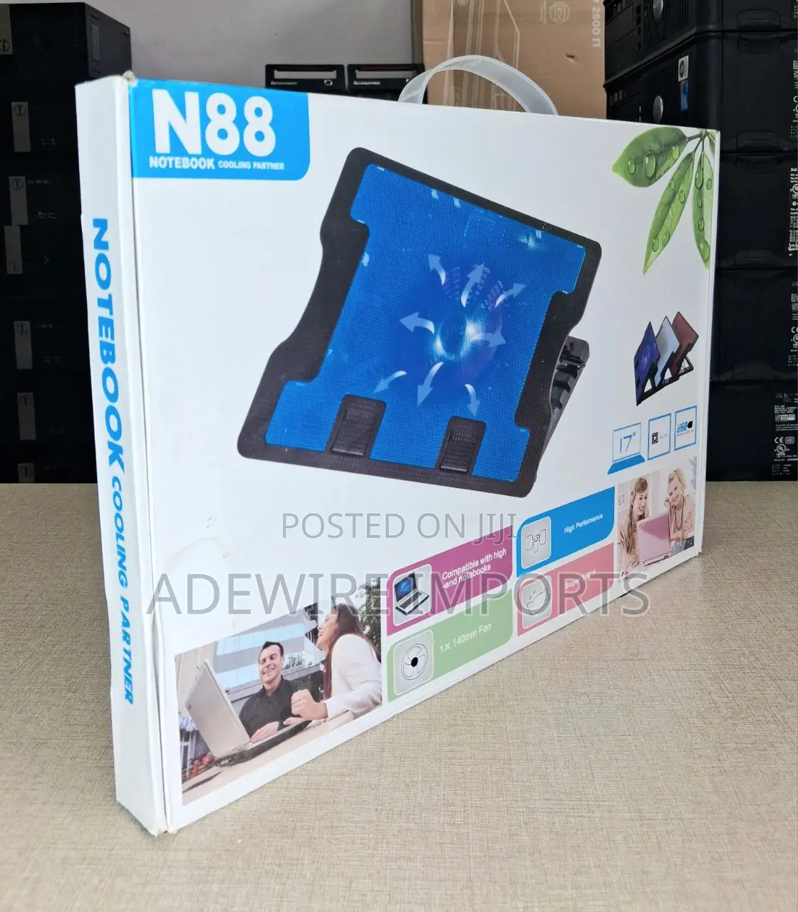 Laptop Cooling Fan Single N88 With Vat