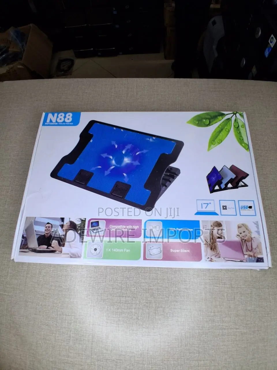 Laptop Cooling Fan Single N88 With Vat