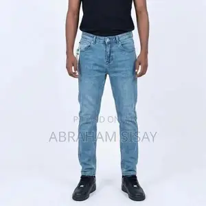 The Essential Textured Chino Kaki Jeans Light Gray