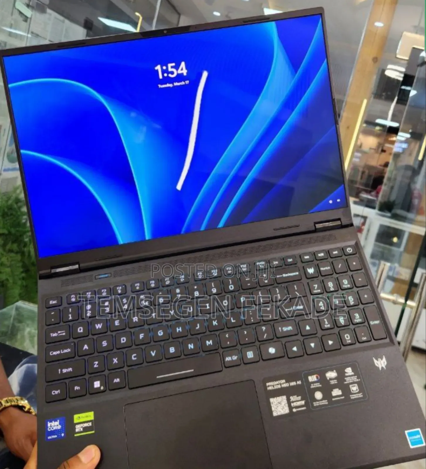 New Laptop Acer Predator Helios Neo 16 32GB Intel Core Ultra 9 SSD 1T