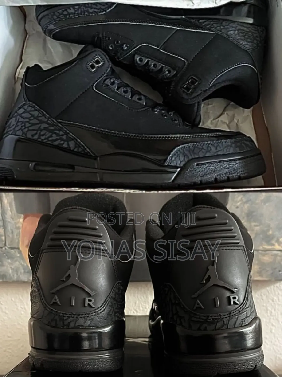 Jordan 3 Travis Scott &Black Cat