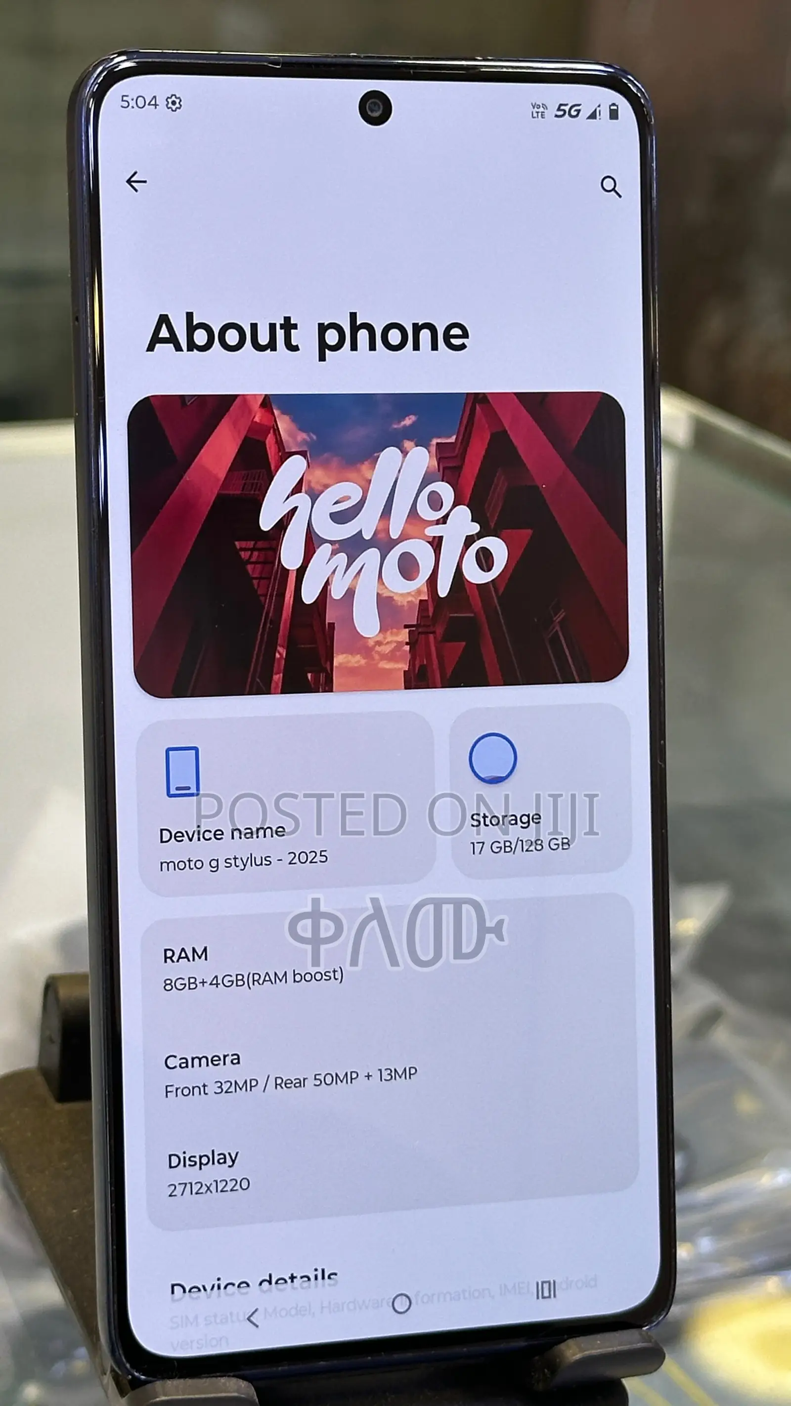 New Motorola Moto G Stylus 5G (2025) 128 GB Blue