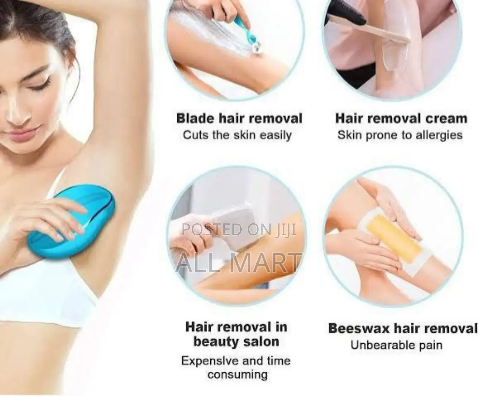 Painless Hair Removal Exfoliation