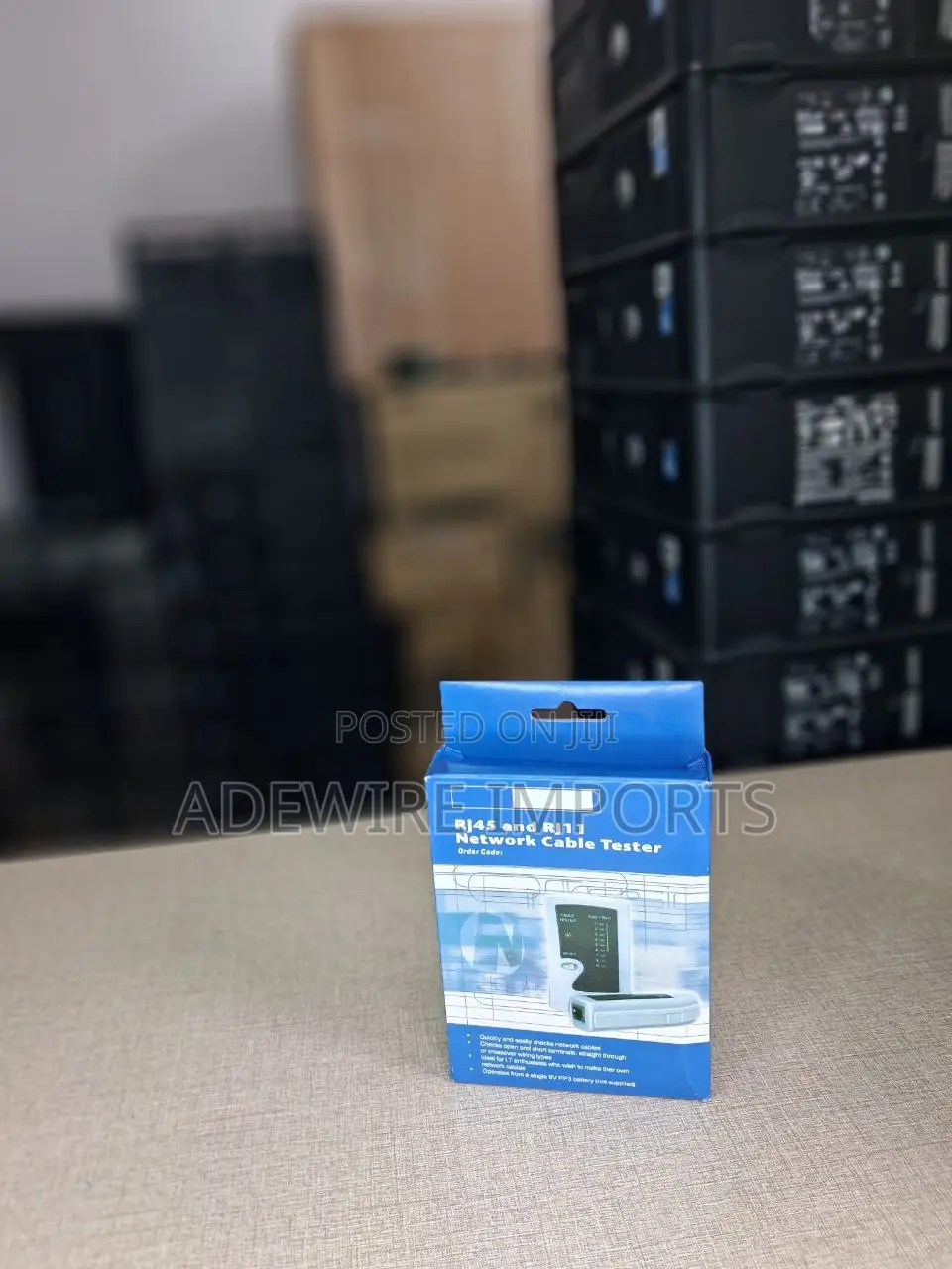 Network Cable Tester (Rj45 Rj11) With Vat