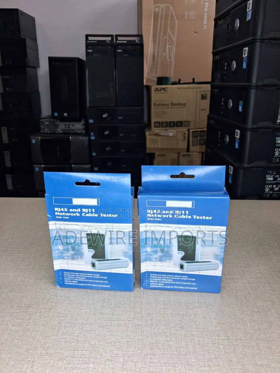 Network Cable Tester (Rj45 Rj11) With Vat