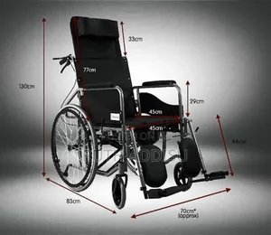 Yuwell H00 Commode Wheel Chair Nuring Wheelchair W/ Toilet Wheelchair