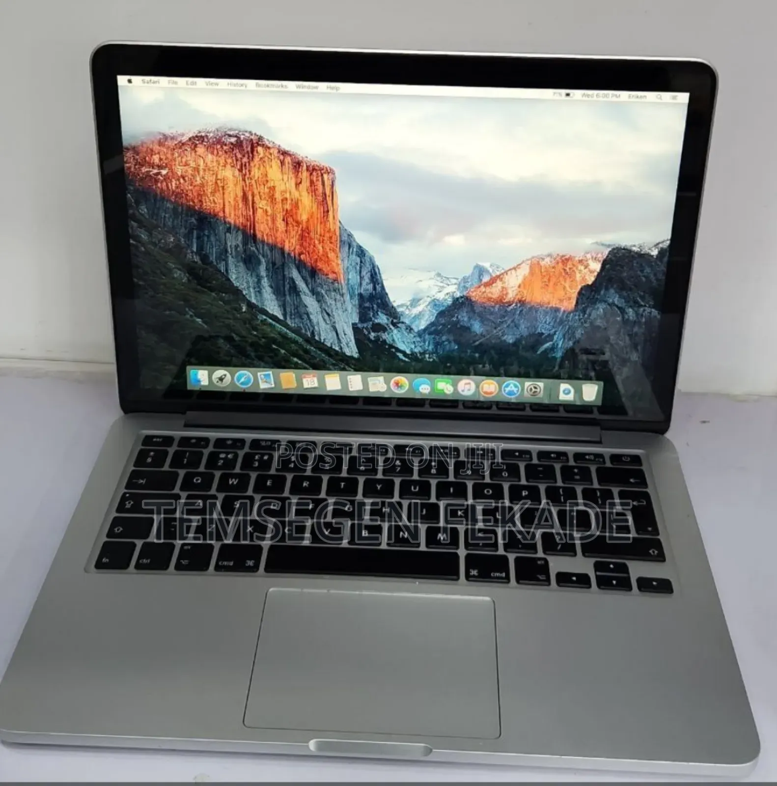 New Laptop Apple MacBook Pro 2015 8GB Intel Core i5 SSD 128GB