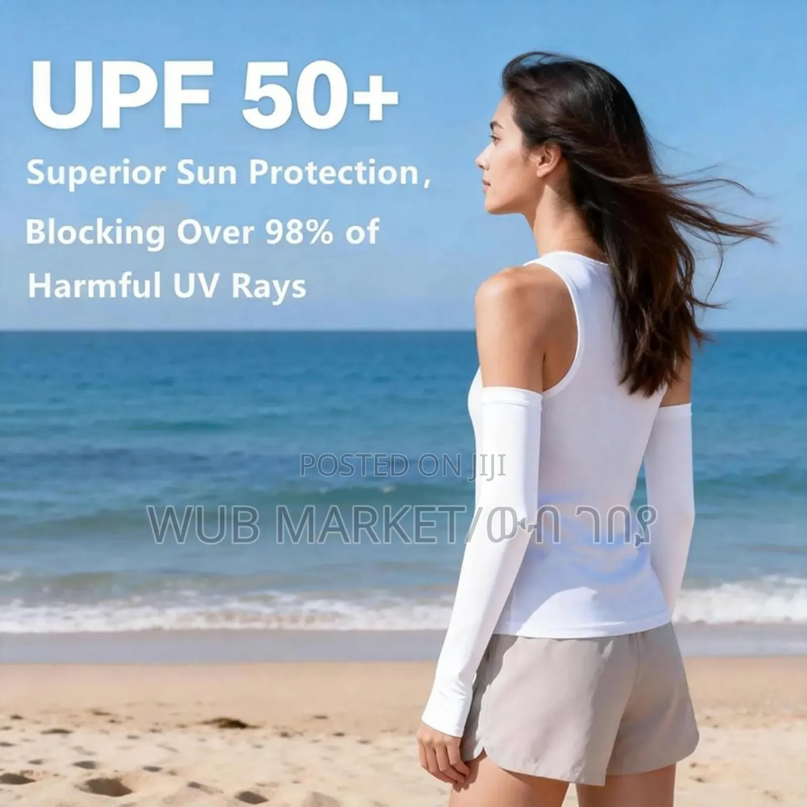 Cooling Arm Sleeves – Sun Protection Anti-slip Arm Covers