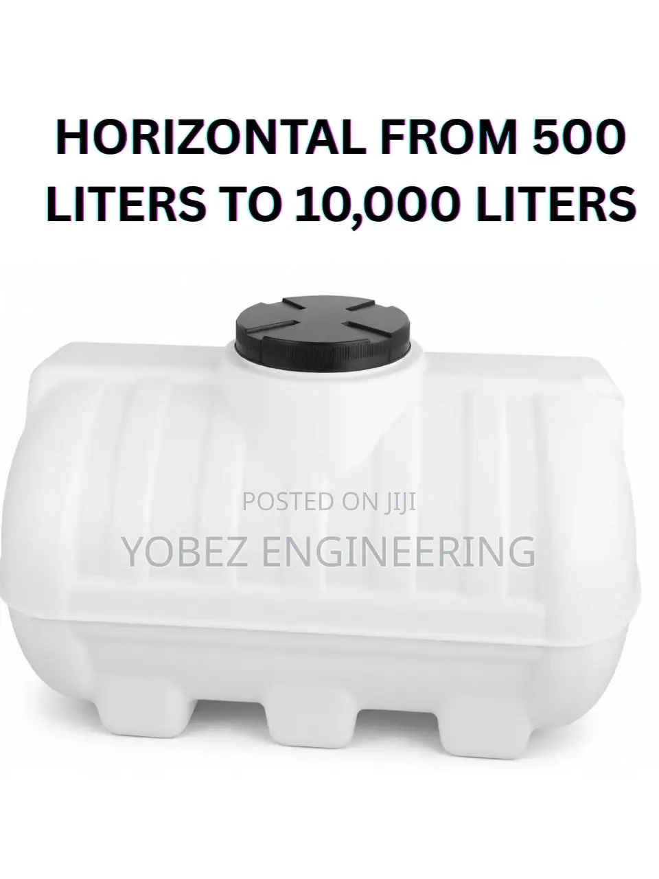 ሮቶ ታንከር Vertical/Horizontal Water Tanker - የውሃ ታንከር (Rotto) Plastic