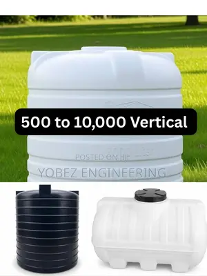 ሮቶ ታንከር Vertical/Horizontal Water Tanker - የውሃ ታንከር (Rotto) Plastic