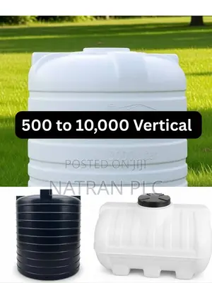 ሮቶ ታንከር Vertical/Horizontal Water Tanker - የውሃ ታንከር (Rotto) Plastic