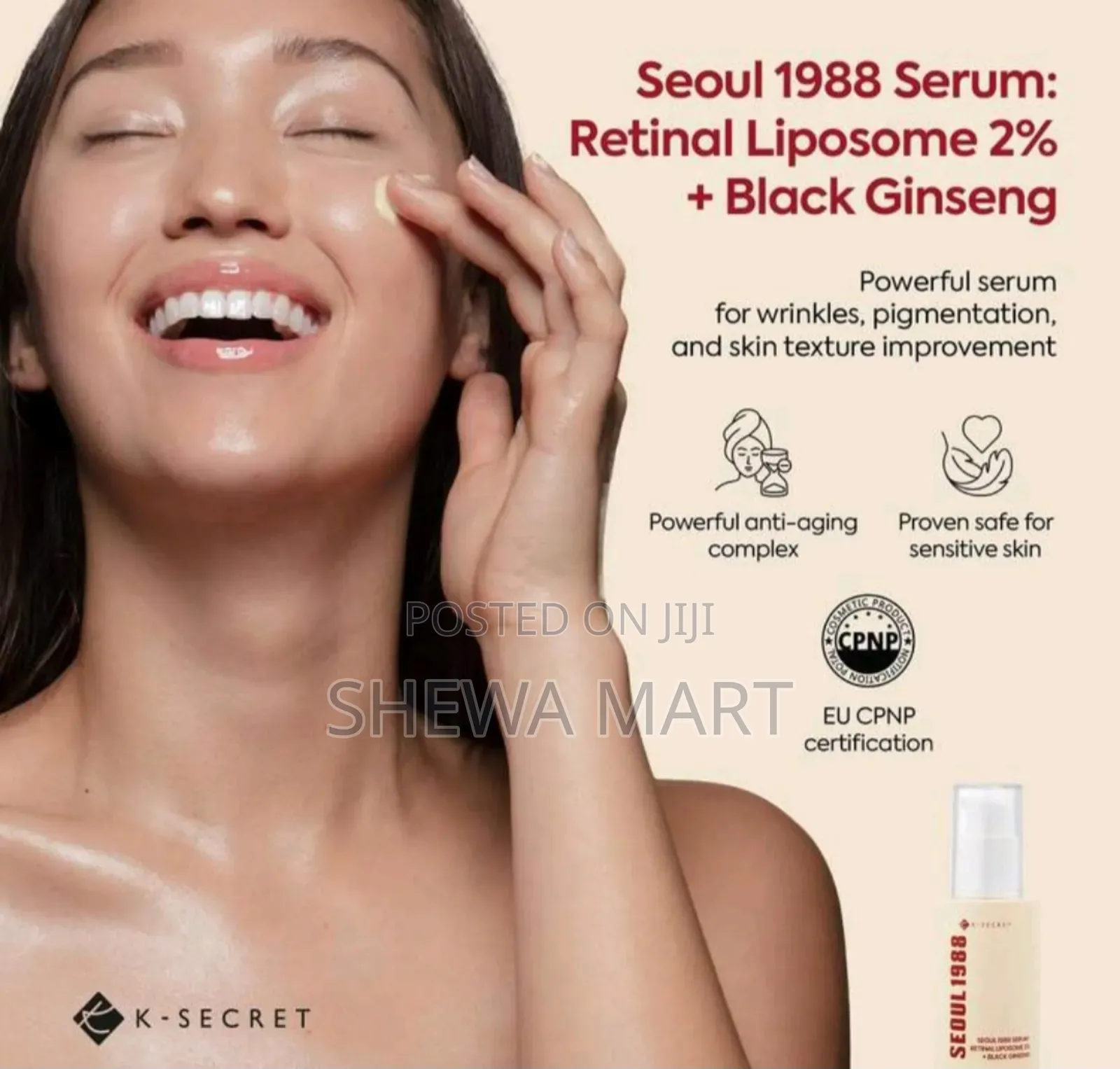 Retinol Serum for Face Anti Aging Wrinkle Care - 2% Retinal Liposome
