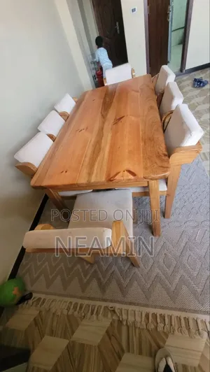 Wanza 8 Chair Dining Table