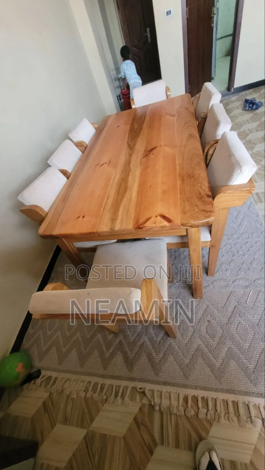 Wanza 8 Chair Dining Table
