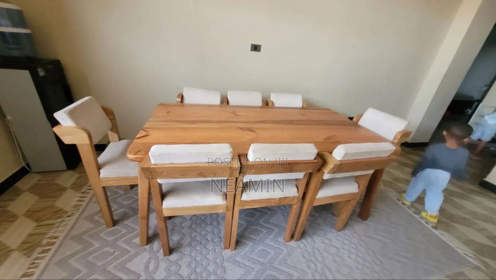Wanza 8 Chair Dining Table
