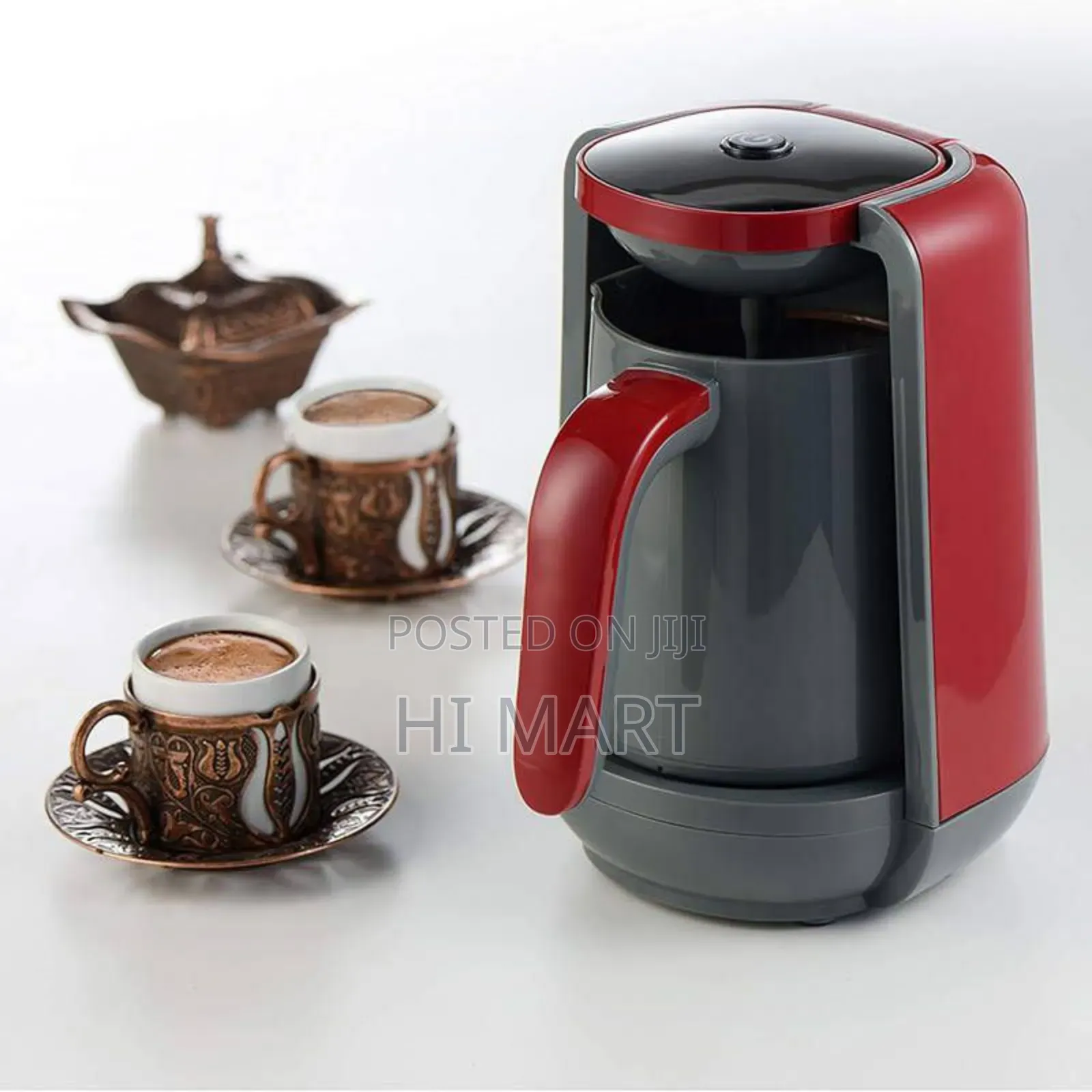 Silver Love Turkish Coffee Maker