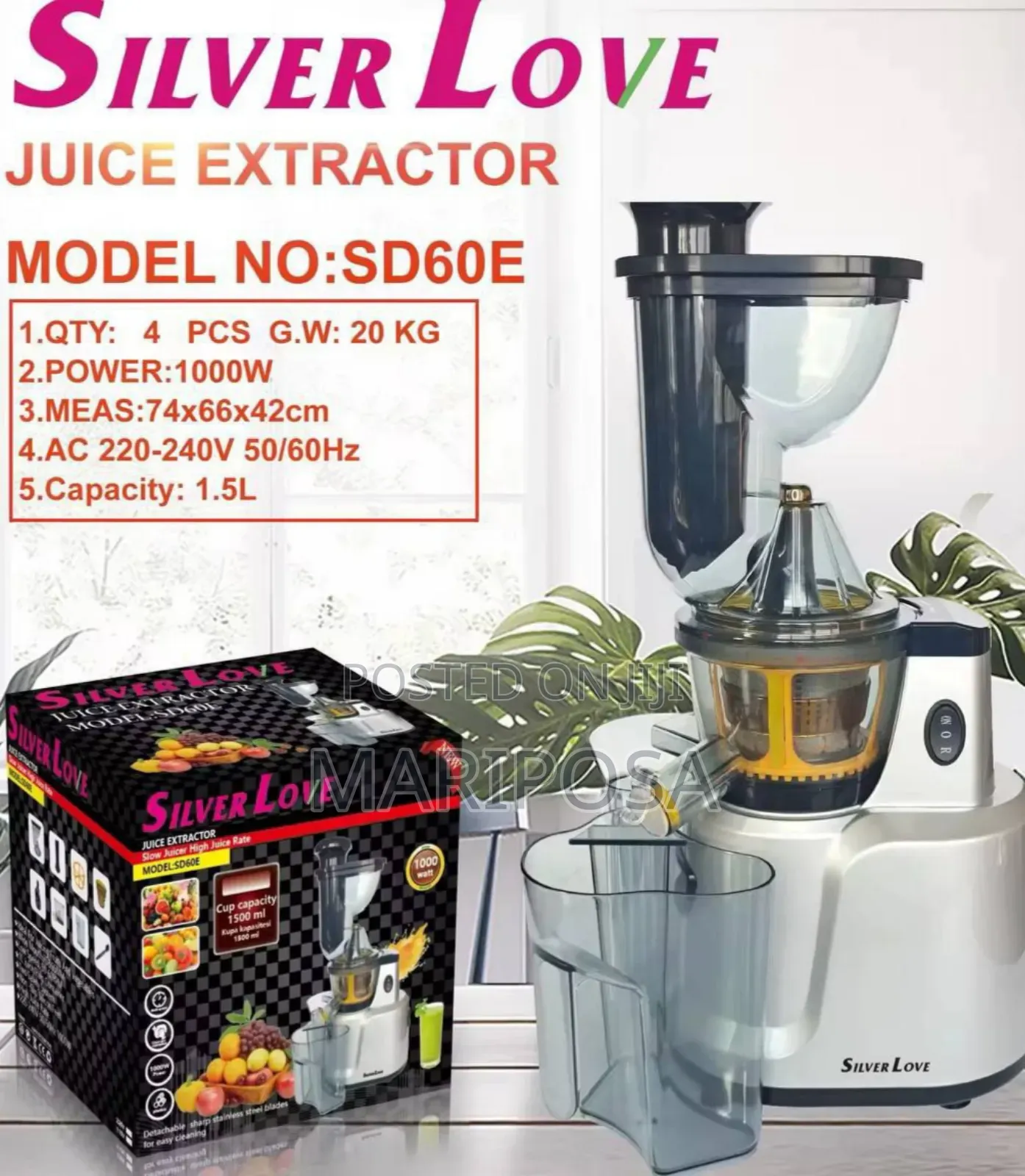 Silverlove Juice Extractor