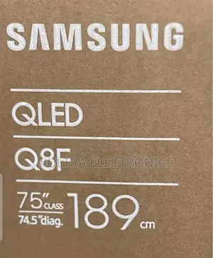 Samsung Latest 75" Qled Smart Tv Model: Q8f % Original Free Home
