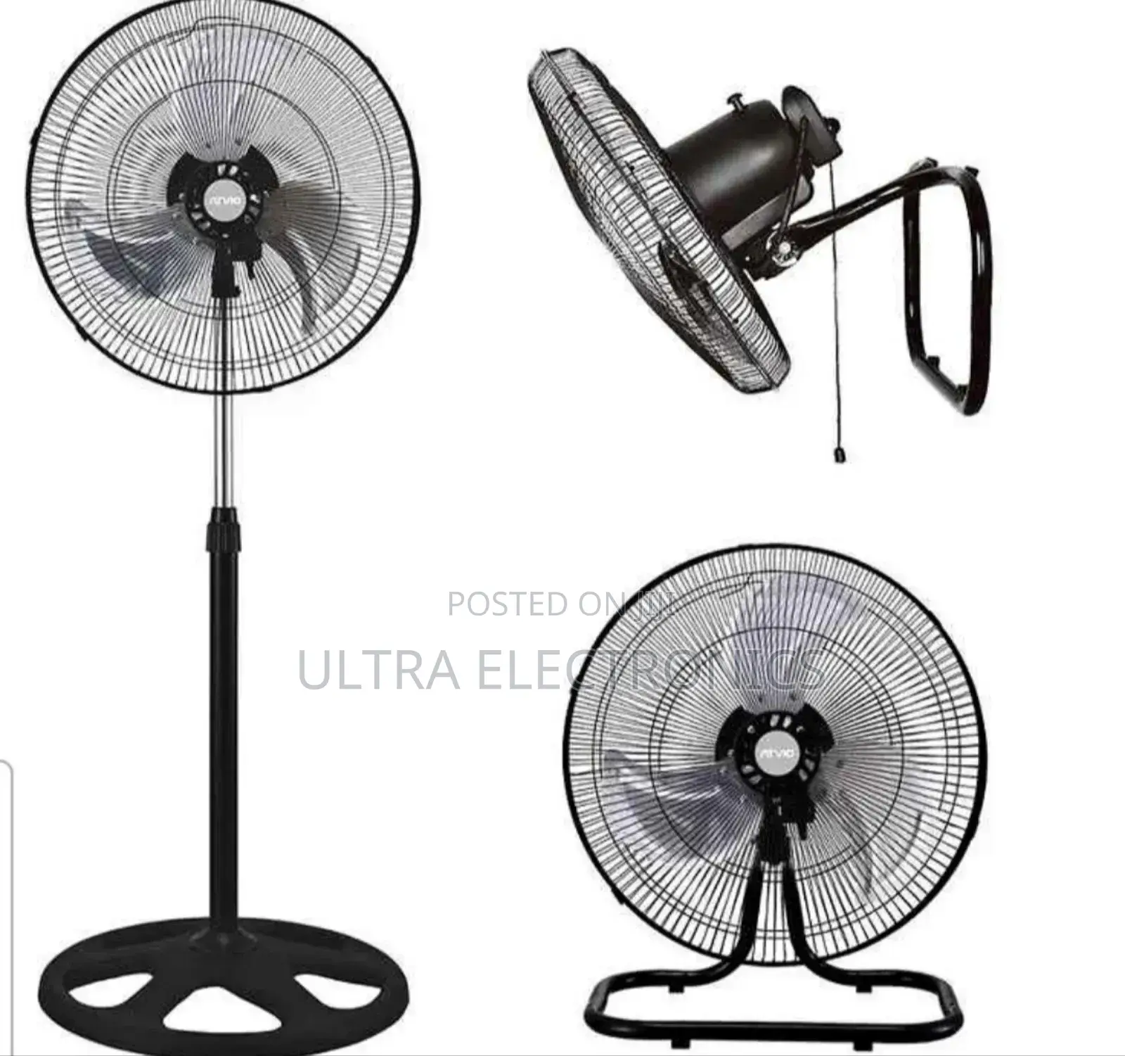 Changli Crown 3-in-1 Industrial Pedestal Fan.