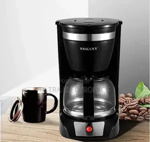 Sokany 12-Cup Drip Coffee Maker, Model Cm-108s.