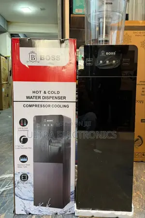 Boss Hot Cold Water Dispenser, Featuring Compressor Cooling