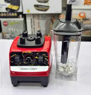 High-Speed Commercial Blender Branded as "Hobby Lobby".