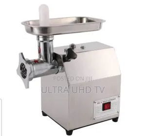 Commercial-Grade Electric Stainless Steel Meat Grinder.