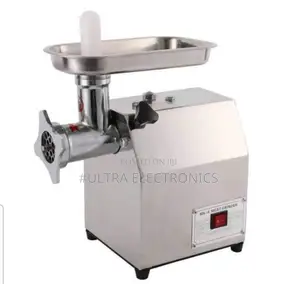 Commercial-Grade Electric Stainless Steel Meat Grinder.