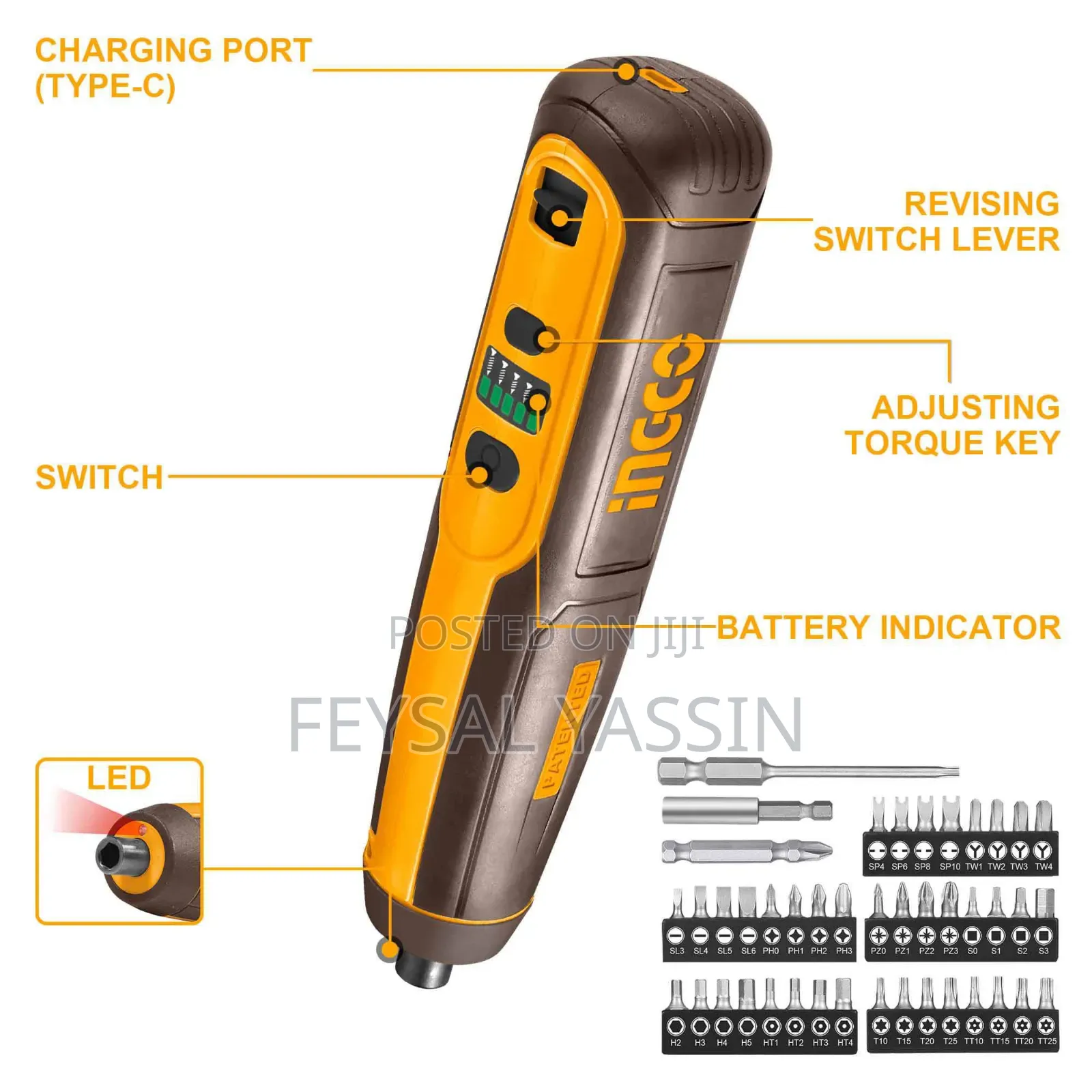Ingco 4v Cordless Screwdriver