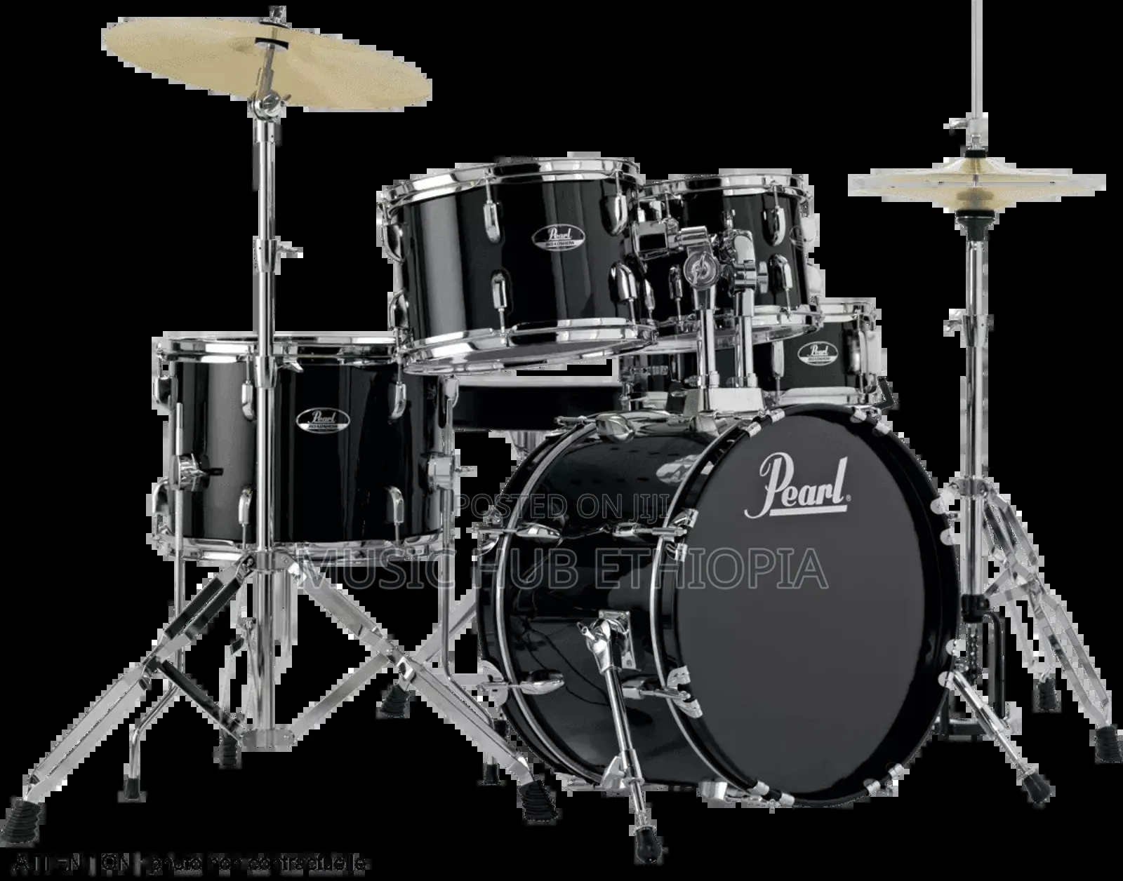 Pearl Roadshow Series Acoustic Drum Set.