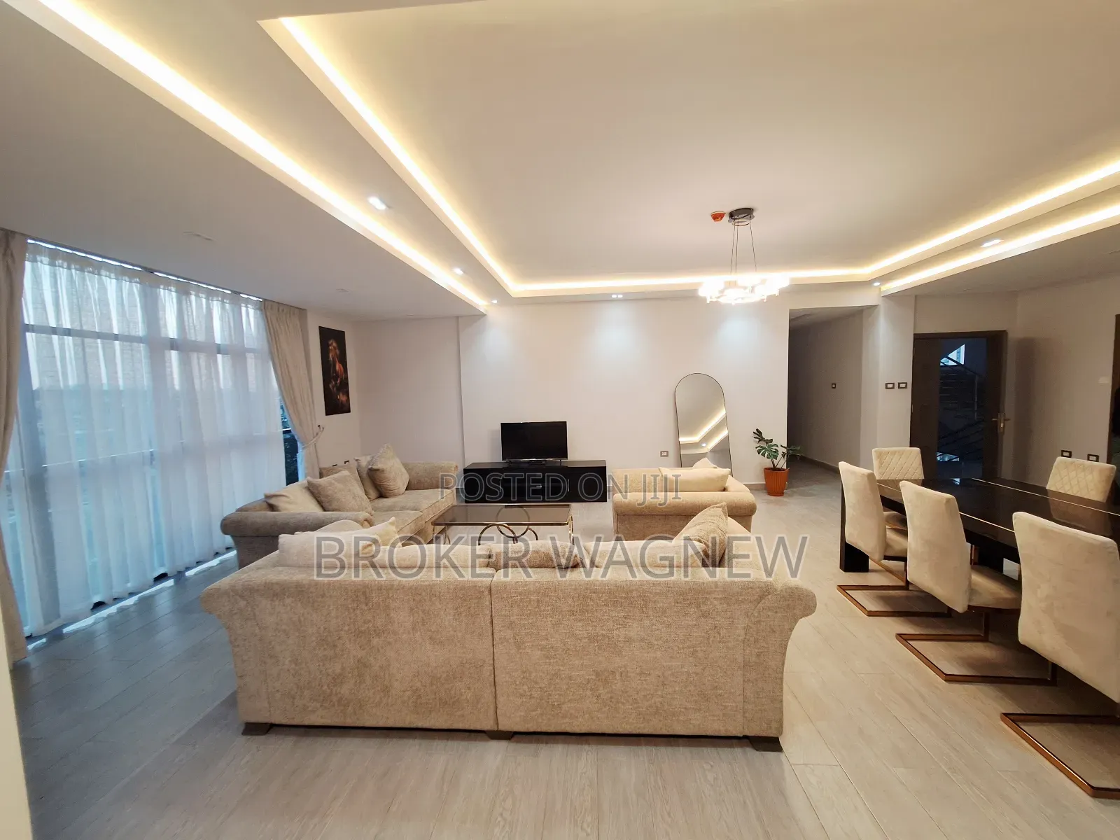 Furnished 3bdrm Apartment in Bole for rent