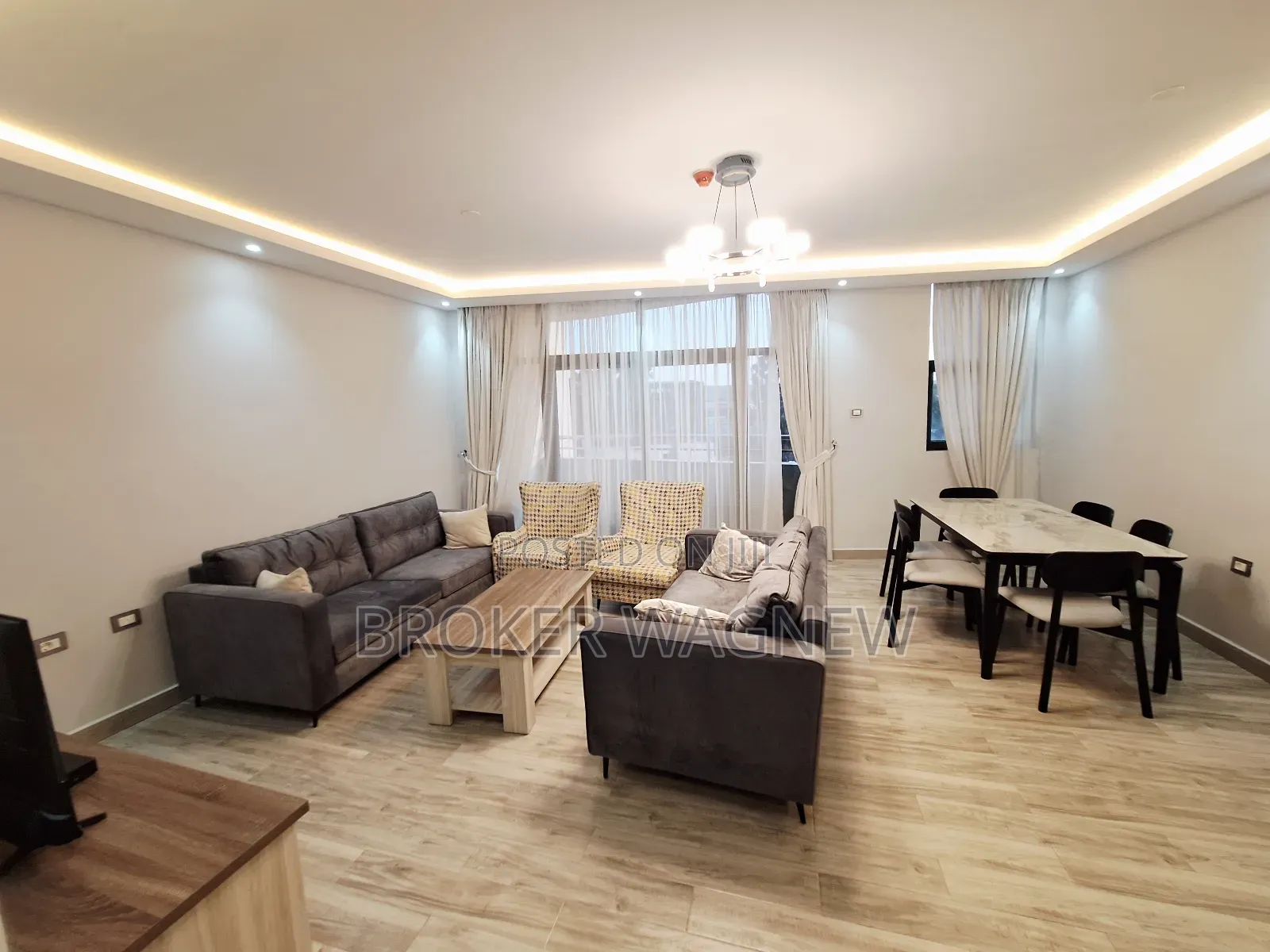 Furnished 2bdrm Apartment in Bole for rent