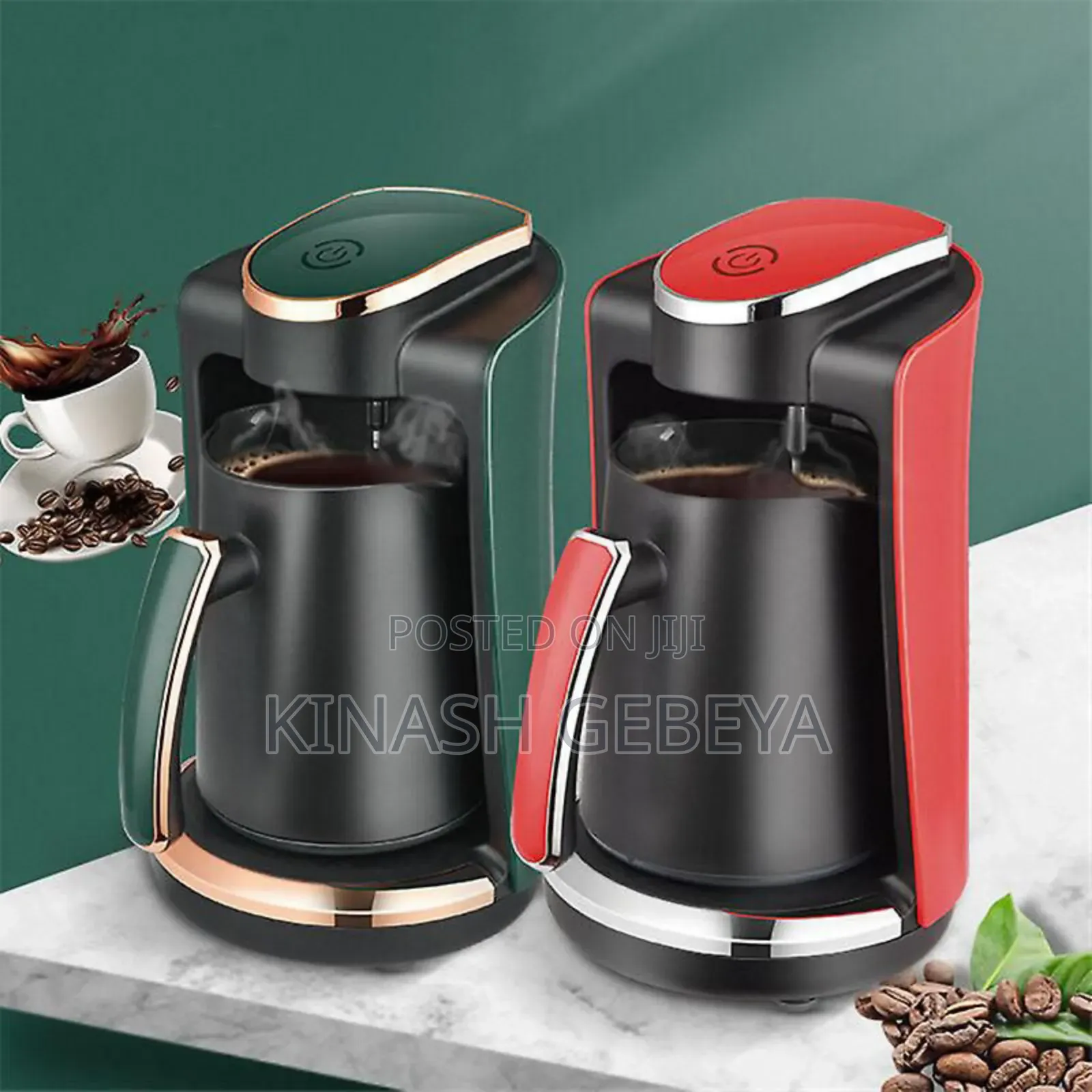 Silver Love Turkish Coffee Maker