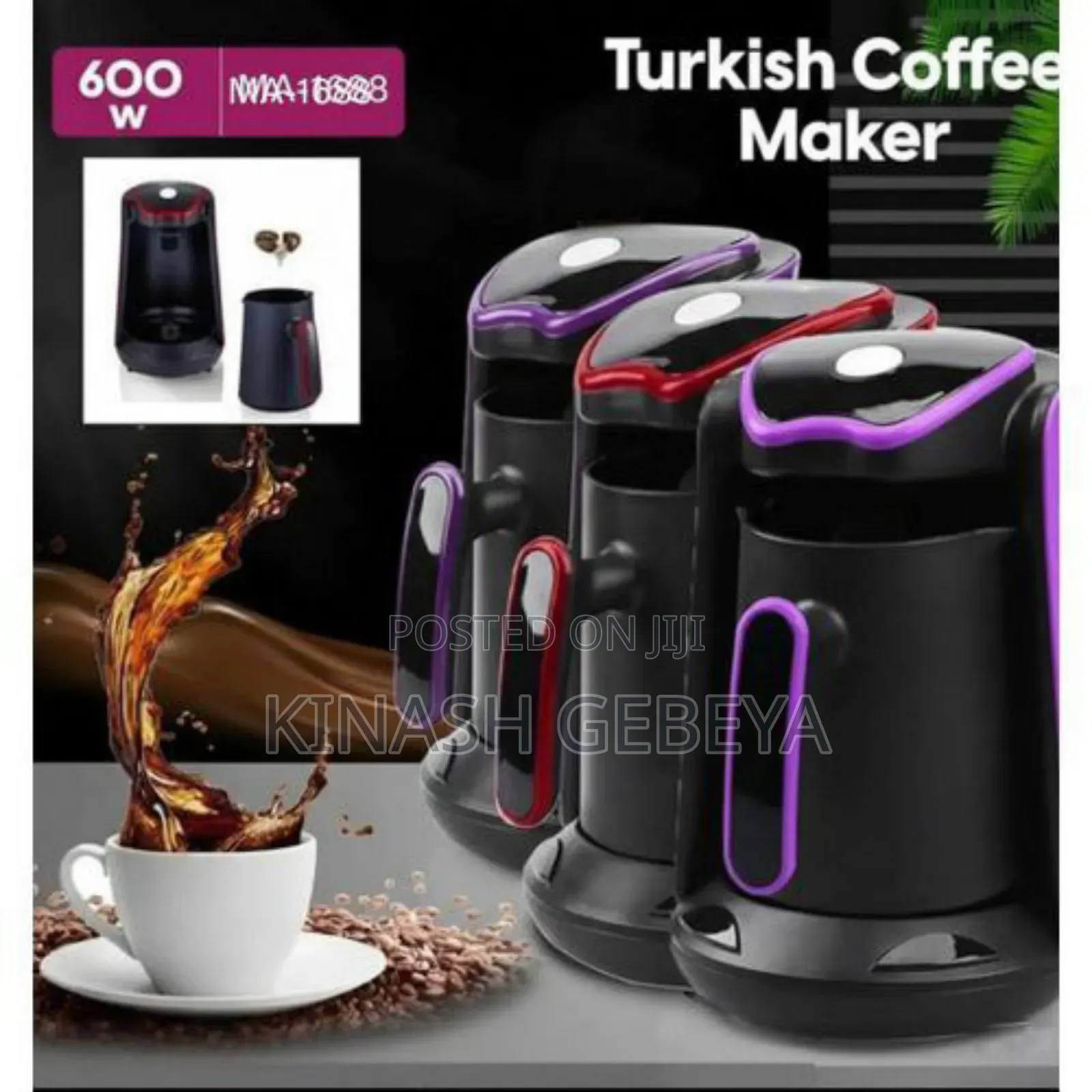 Silver Love Turkish Coffee Maker