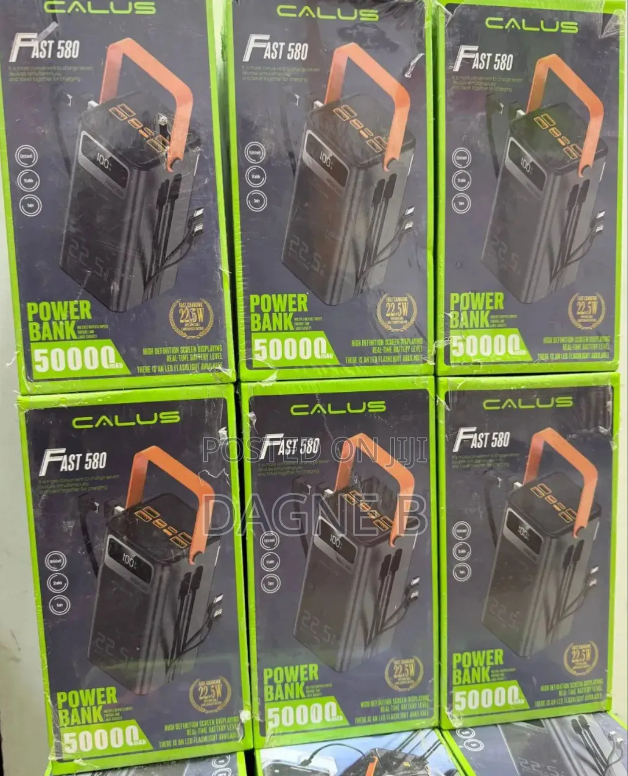 50,000mah Calus Fast 580 Power Bank. ፓወር ባንክ