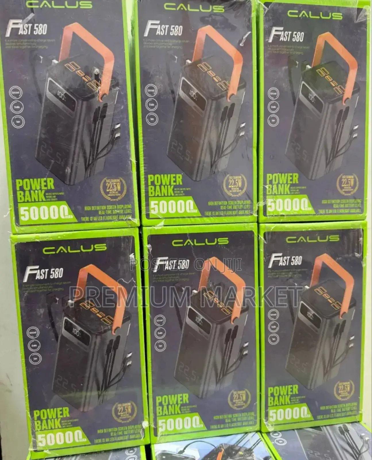50,000mah Calus Fast 580 Power Bank. ፓወር ባንክ