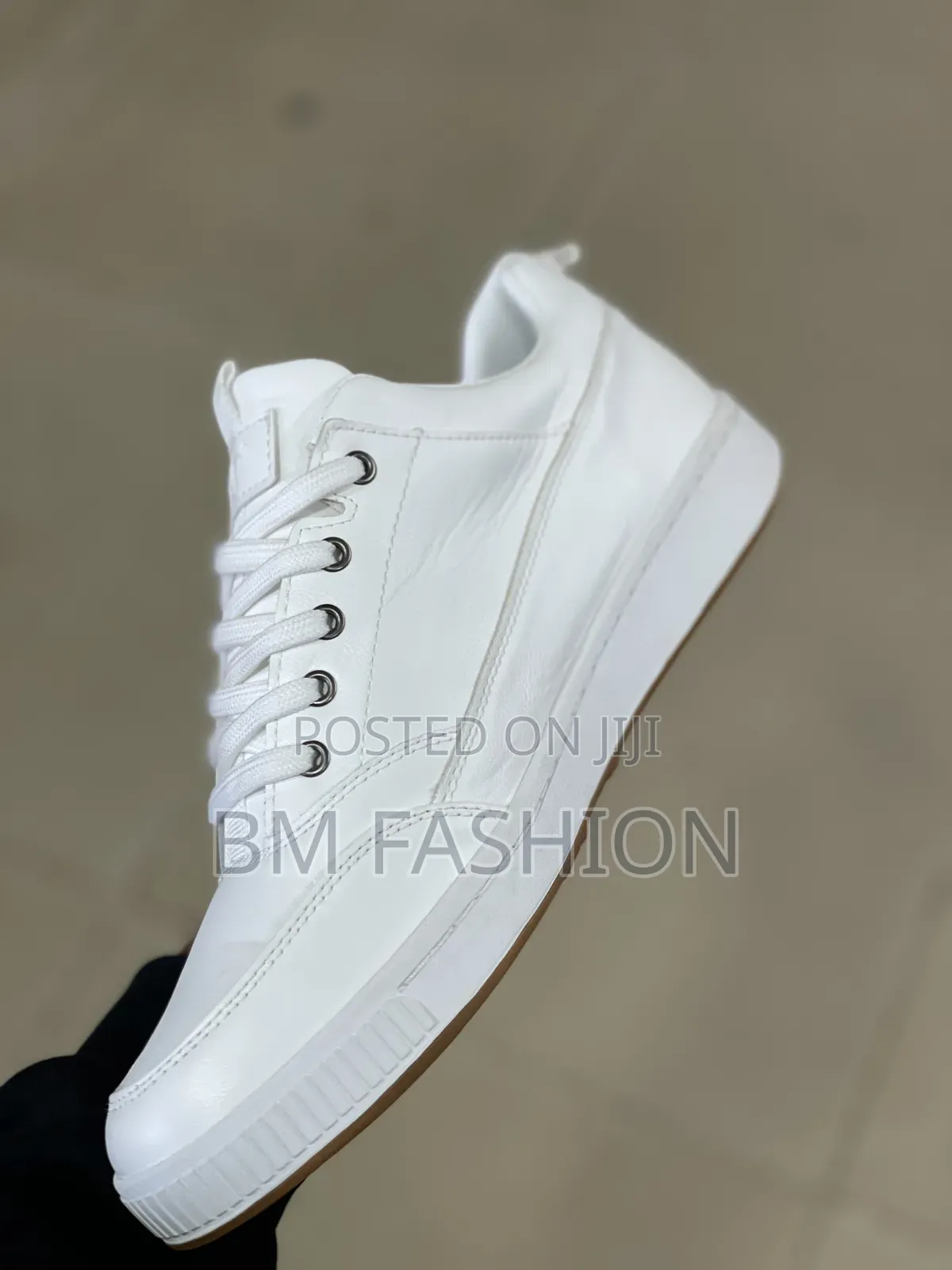Triple White Cat Flats (100% Authentic Material)