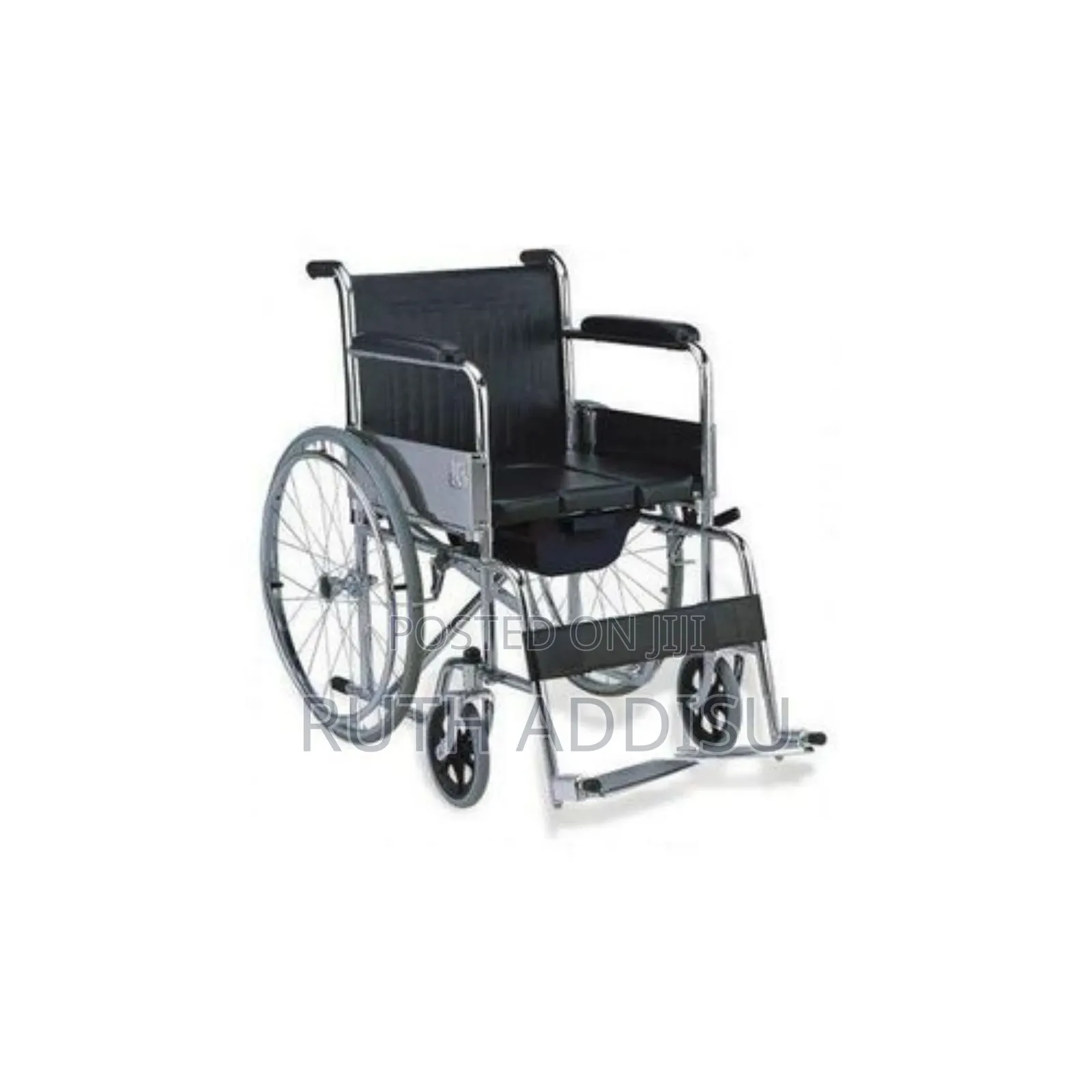 Buy 11 Enterprises 42 Inch Black Patient Wheel Chair Wheelchir Medical